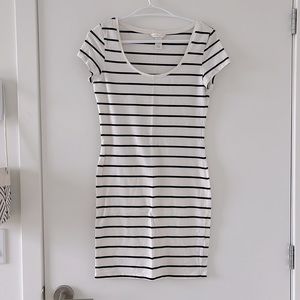 Black and white t shirt dress🖤